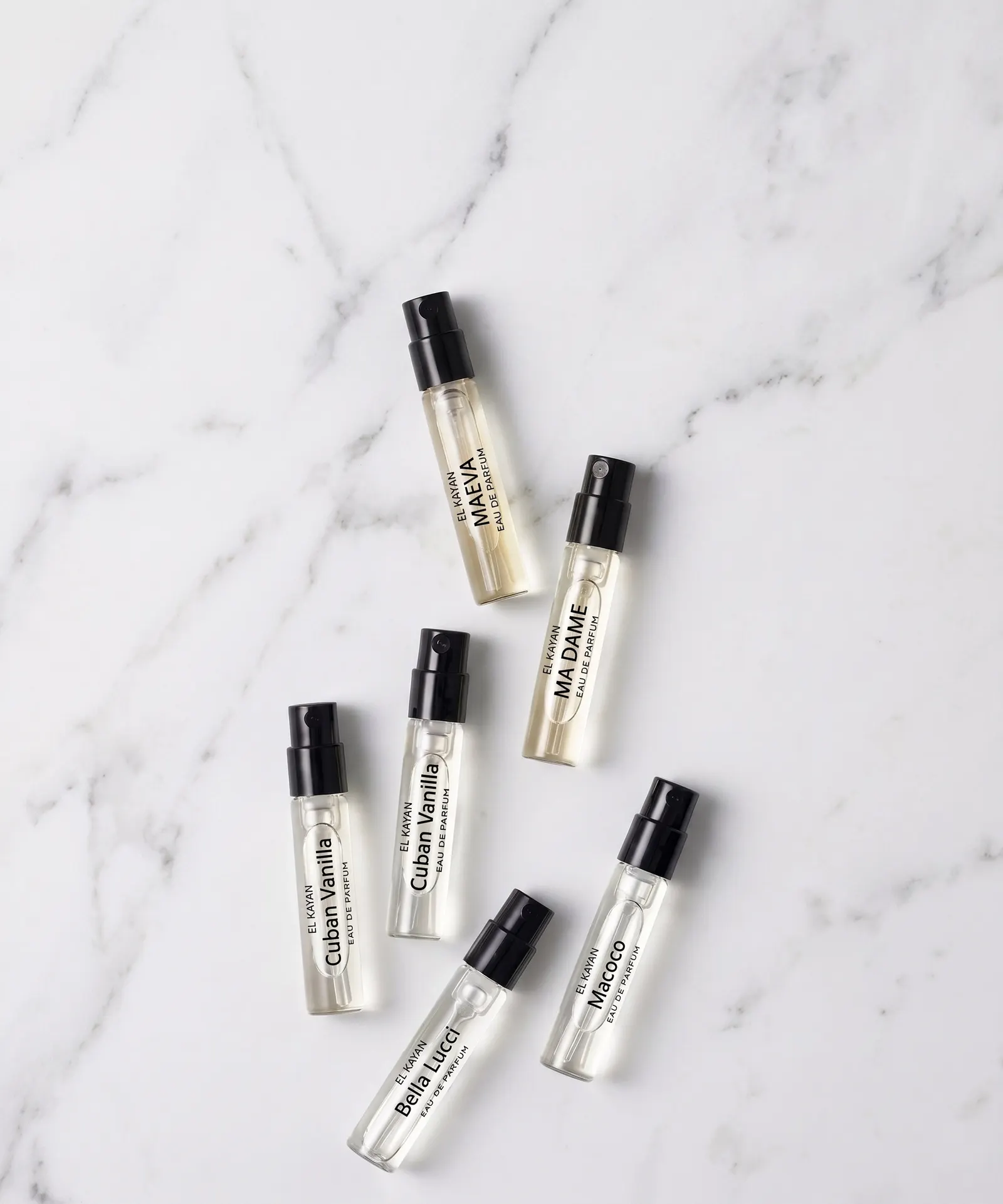 Fragrance discovery sizes; samples subject to availability